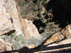 GC109-Looking Straight Down GC from Bright Angel Point